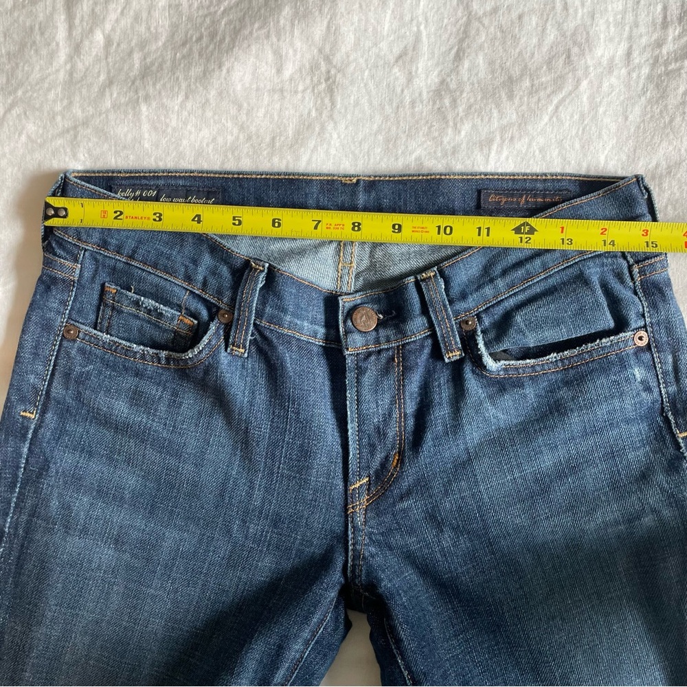 Citizens of Humanity "Kelly" Stretch Low Waist Bootcut #001 - Picture 14 of 16
